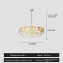 GobekUsa Crystal Chandelier: Modern Luxury Lighting for Home, Hotel, Restaurant