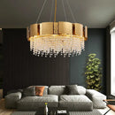 GobekUsa Crystal Chandelier: Modern Luxury Lighting for Living Room, Dining, and Bedroom