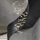 GobekUsa Crystal Chandelier: Modern Luxury Lighting for Living Room, Villa, Hotel, and Loft