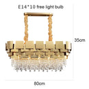 GobekUsa Crystal Chandelier: Modern Luxury Lighting for Living Room, Dining, and Bedroom