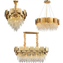 GobekUsa Crystal Chandelier: Modern Luxury Lighting for Living Room, Dining, and Bedroom
