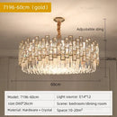 GobekUsa Crystal Chandelier: Modern Luxury Lighting for Living Room, Bedroom, Kitchen