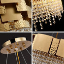 GobekUsa Crystal Chandelier: Modern Luxury Lighting for Living Room, Dining, and Bedroom