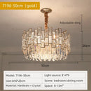 GobekUsa Crystal Chandelier: Modern Luxury Lighting for Living Room, Bedroom, Kitchen