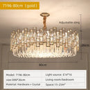GobekUsa Crystal Chandelier: Modern Luxury Lighting for Living Room, Bedroom, Kitchen