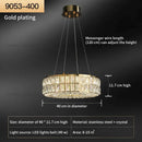 GobekUsa Crystal Chandelier: Modern Luxury Lighting for Living Room, Restaurant, and Villa