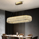 GobekUsa Crystal Chandelier: Modern Luxury Lighting for Living Room, Restaurant, and Villa