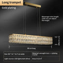 GobekUsa Crystal Chandelier: Modern Luxury Lighting for Living Room, Restaurant, and Villa