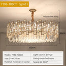 GobekUsa Crystal Chandelier: Modern Luxury Lighting for Living Room, Bedroom, Kitchen