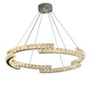 GobekUsa Crystal Chandelier: Modern Luxury Living Room Lamps for Bedroom and Dining Room