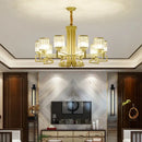 GobekUsa Crystal Chandelier: Modern Luxury Main Light for Livingroom, Hall, and Restaurant