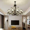 GobekUsa Crystal Chandelier: Modern Luxury Main Light for Livingroom, Hall, and Restaurant
