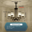 GobekUsa Crystal Chandelier: Modern Luxury Main Light for Livingroom, Hall, and Restaurant