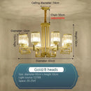 GobekUsa Crystal Chandelier: Modern Luxury Main Light for Livingroom, Hall, and Restaurant