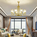 GobekUsa Crystal Chandelier: Modern Luxury Main Light for Livingroom, Hall, and Restaurant