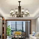 GobekUsa Crystal Chandelier: Modern Luxury Main Light for Livingroom, Hall, and Restaurant