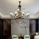 GobekUsa Crystal Chandelier: Modern Luxury Main Light for Livingroom, Hall, and Restaurant