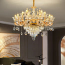 GobekUsa Crystal Chandelier Pendant for Villa Duplex, Hotel Lobby, European Décor