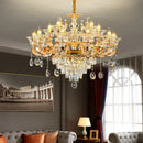 GobekUsa Crystal Chandelier Pendant for Villa Duplex, Hotel Lobby, European Décor