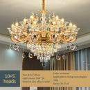 GobekUsa Crystal Chandelier Pendant for Villa Duplex, Hotel Lobby, European Décor