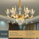 GobekUsa Crystal Chandelier Pendant for Villa Duplex, Hotel Lobby, European Décor