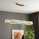 GobekUsa Crystal Chandelier Pendant Lamp, Exquisite Oriental Style Lighting for Home