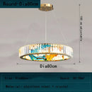 GobekUsa Crystal Chandelier Pendant Lamp, Exquisite Oriental Style Lighting for Home