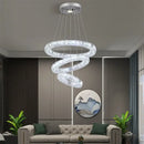 GobekUsa Crystal Chandelier Pendant Lamp for Dining Room and Bedroom