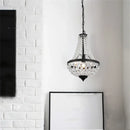 GobekUsa Crystal Chandelier Pendant Lamp for Dining Room and Living Room