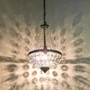 GobekUsa Crystal Chandelier Pendant Lamp for Dining Room and Living Room