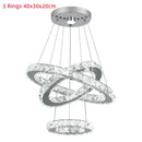 GobekUsa Crystal Chandelier Pendant Lamp for Dining Room and Bedroom