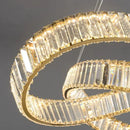 GobekUsa Crystal Chandelier Pendant Lamp for Modern Home Dining Room Living Room Lighting