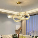 GobekUsa Crystal Chandelier Pendant Lamp for Modern Home Dining Room Living Room Lighting