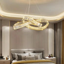 GobekUsa Crystal Chandelier Pendant Lamp for Modern Living Room & Dining Room Lighting