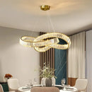 GobekUsa Crystal Chandelier Pendant Lamp for Modern Living Room & Dining Room Lighting