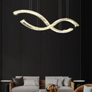 GobekUsa Crystal Chandelier Pendant Lamp Hanging Light for Living Room