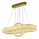 GobekUsa Crystal Chandelier Pendant Lamps for Home Decor and Modern Living Room Lighting