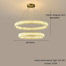 GobekUsa Crystal Chandelier Pendant Lamps for Home Decor and Modern Living Room Lighting