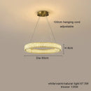 GobekUsa Crystal Chandelier Pendant Lamps for Home Decor and Modern Living Room Lighting