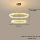 GobekUsa Crystal Chandelier Pendant Lamps for Home Decor and Modern Living Room Lighting