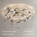 GobekUsa Crystal Chandelier Pendant Light - Dimmable Modern Luxury LED Chrome Luminaria