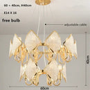 GobekUsa Crystal Chandelier Pendant Light: Elegant Modern Luxury for Living Room Decor