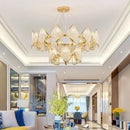 GobekUsa Crystal Chandelier Pendant Light: Elegant Modern Luxury for Living Room Decor