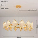 GobekUsa Crystal Chandelier Pendant Light: Elegant Modern Luxury for Living Room Decor