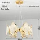 GobekUsa Crystal Chandelier Pendant Light: Elegant Modern Luxury for Living Room Decor