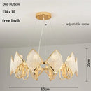 GobekUsa Crystal Chandelier Pendant Light: Elegant Modern Luxury for Living Room Decor
