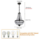 GobekUsa Crystal Chandelier Pendant Light for Exquisite Dining and Living Room Decor