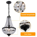 GobekUsa Crystal Chandelier Pendant Light for Exquisite Dining and Living Room Decor