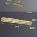 GobekUsa Crystal Chandelier Pendant Light for Living and Dining Room Lighting