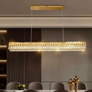 GobekUsa Crystal Chandelier Pendant Light for Living and Dining Room Lighting